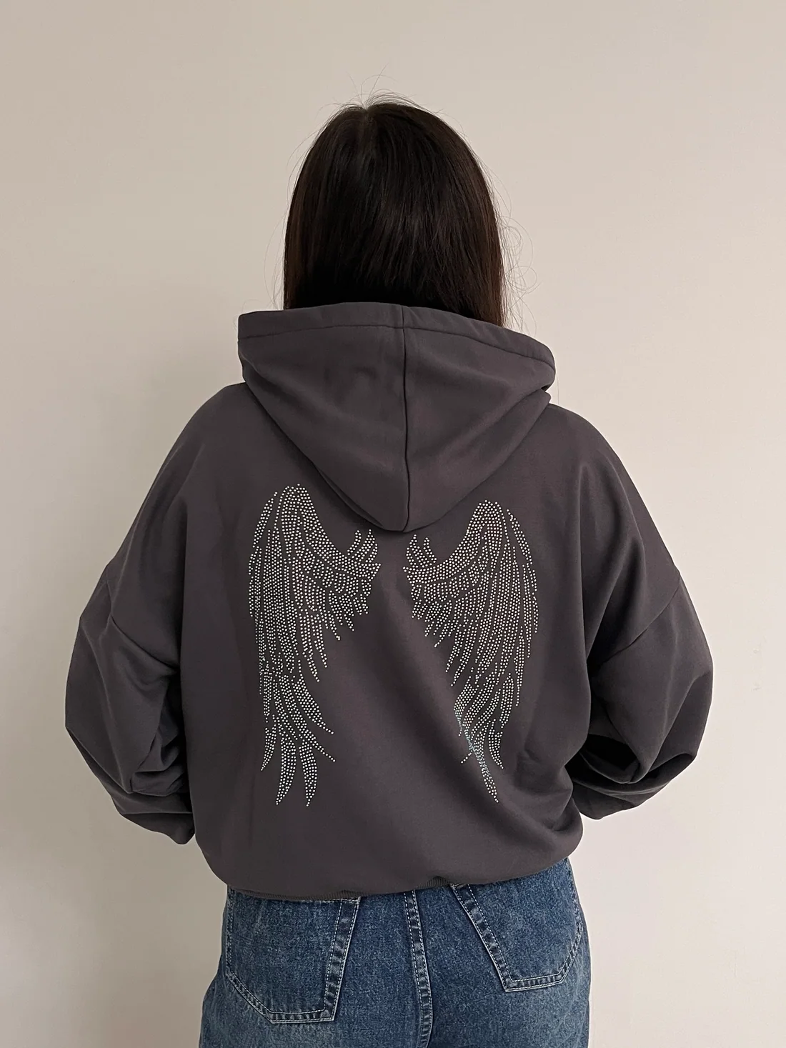 Hoodie oversize Ángel — Colegial