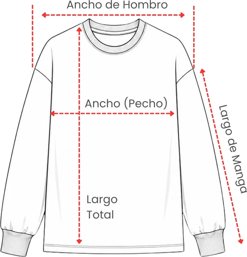 Cómo medir tu polo oversize