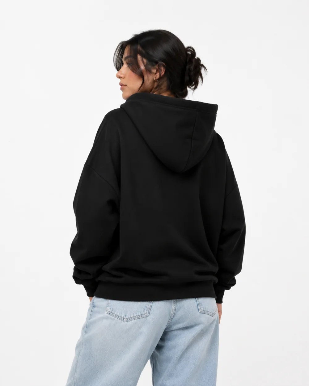 Hoodie oversize — Negro